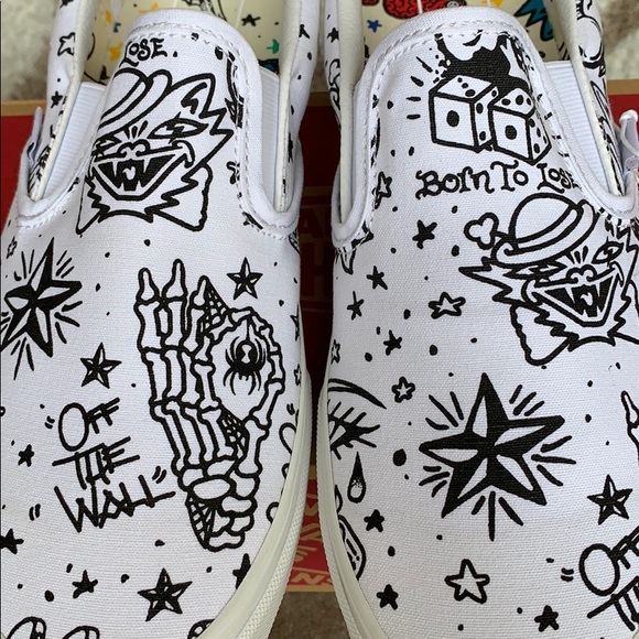 VANS CLASSIC SLIP-ON U-Color Tattoo/True WMNS - Picture 9 of 16